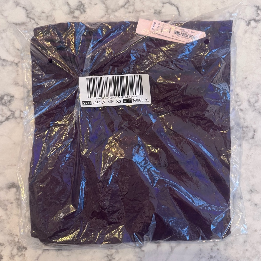 (NWT) VS Modal Soft Wide Leg Pant XS PLUM - Picture 4 of 5